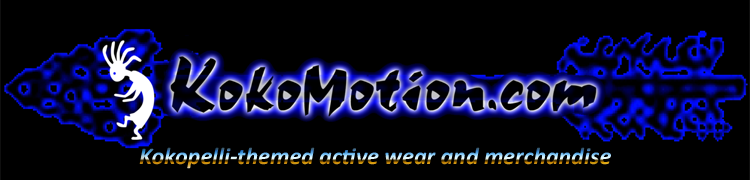 KokoMotion.com - Kokopelli-themed activewear and merchandise